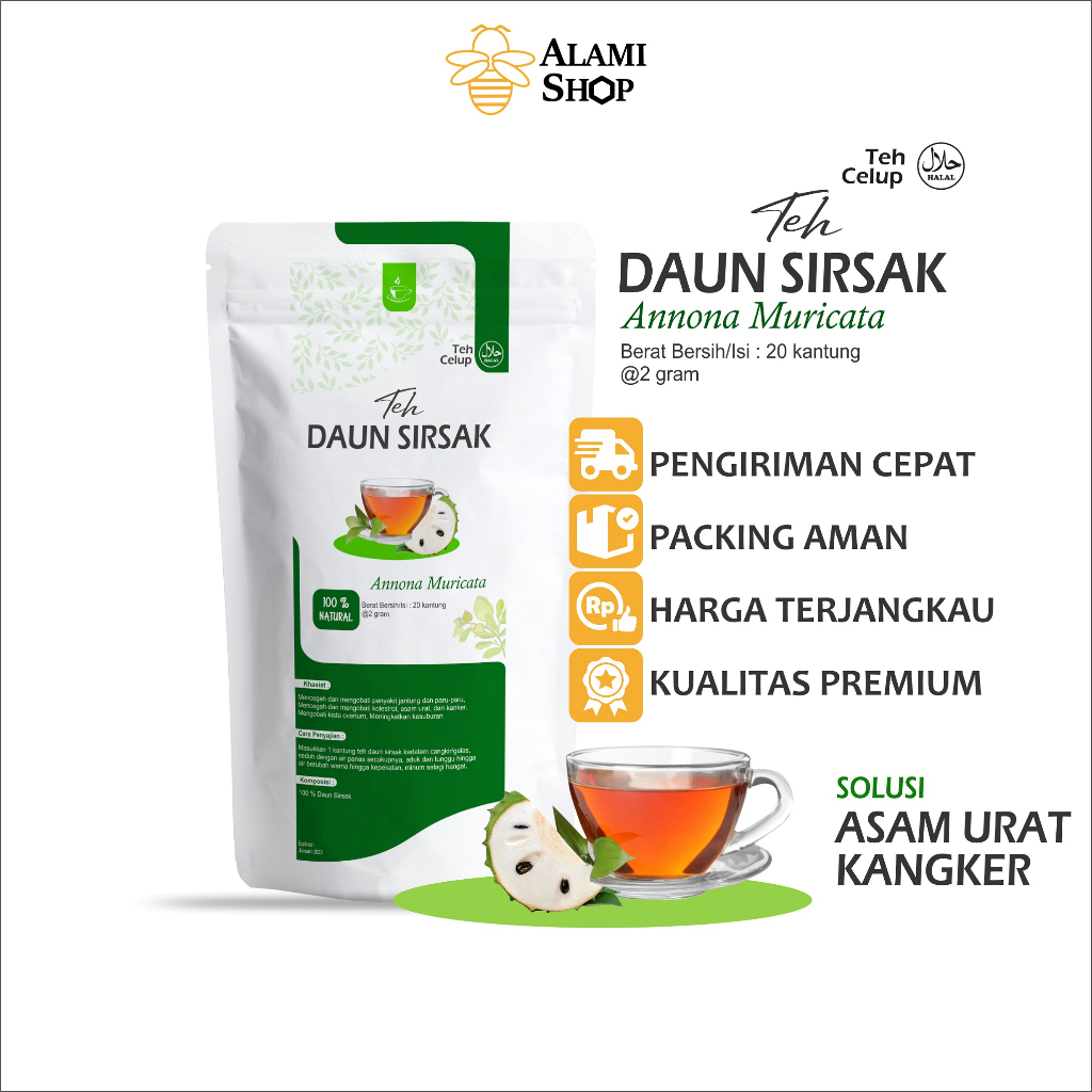 

Teh Sirsak / Sirsak Antioksidan Tinggi Mengobati Jantung Anti-Kanker Meningkatkan Dan Mendukung Sistem Kekebalan Kesehatan Tubuh