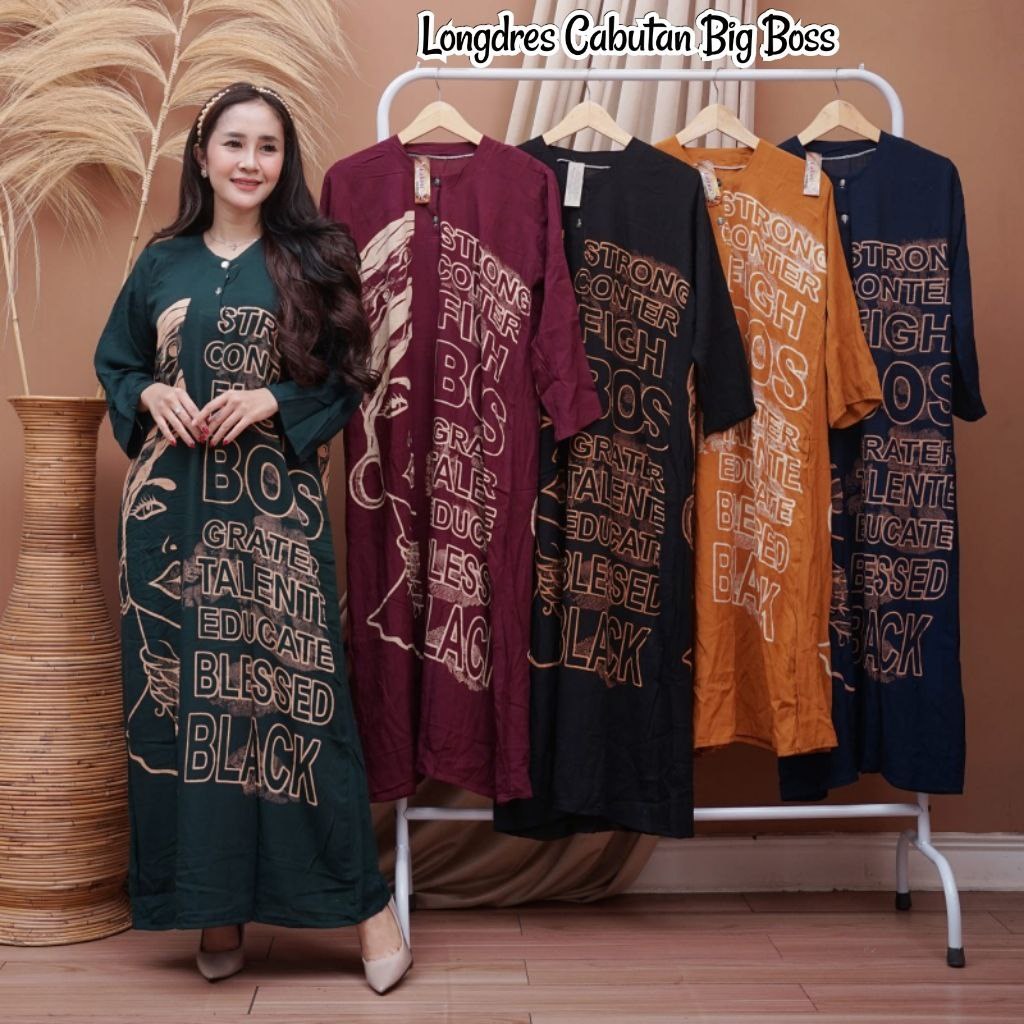 Long Dress Lengan Panjang Update Motif Terbaru Nyaman Regular Standar  Busui Friendly - Home dres daily harian kekinian murah rayon adem viral new by batik sulmit
