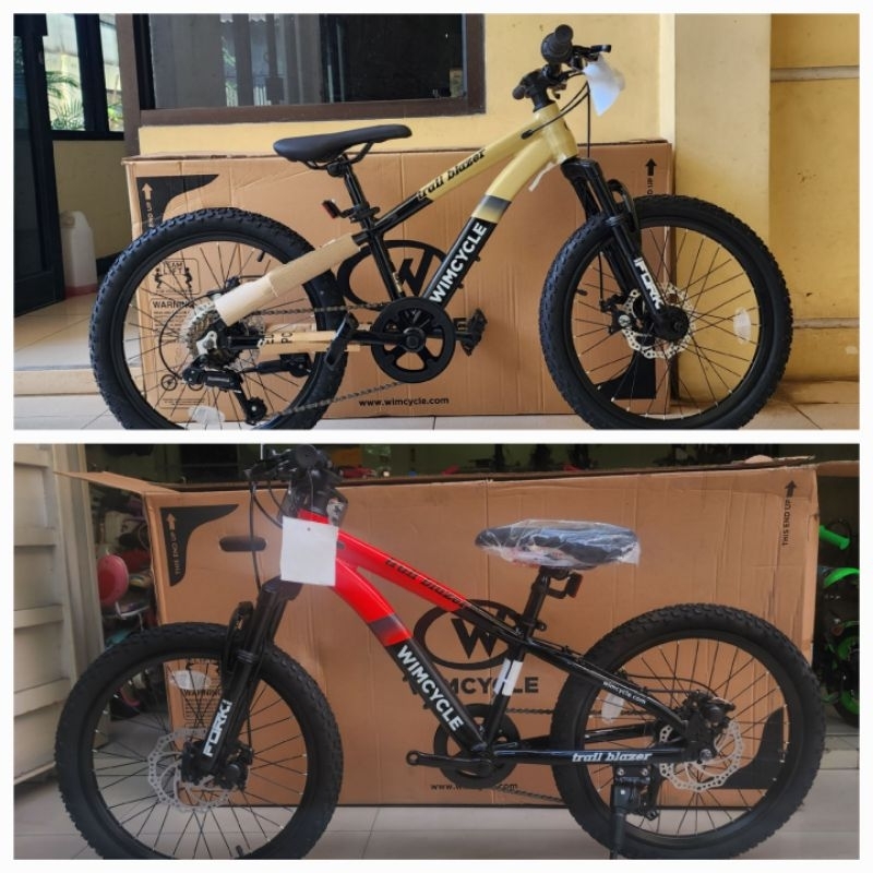 Sepeda MTB 20 WIM CYCLE TRAIL BLAZER  Sepeda Gunung Alloy WIMCYCLE