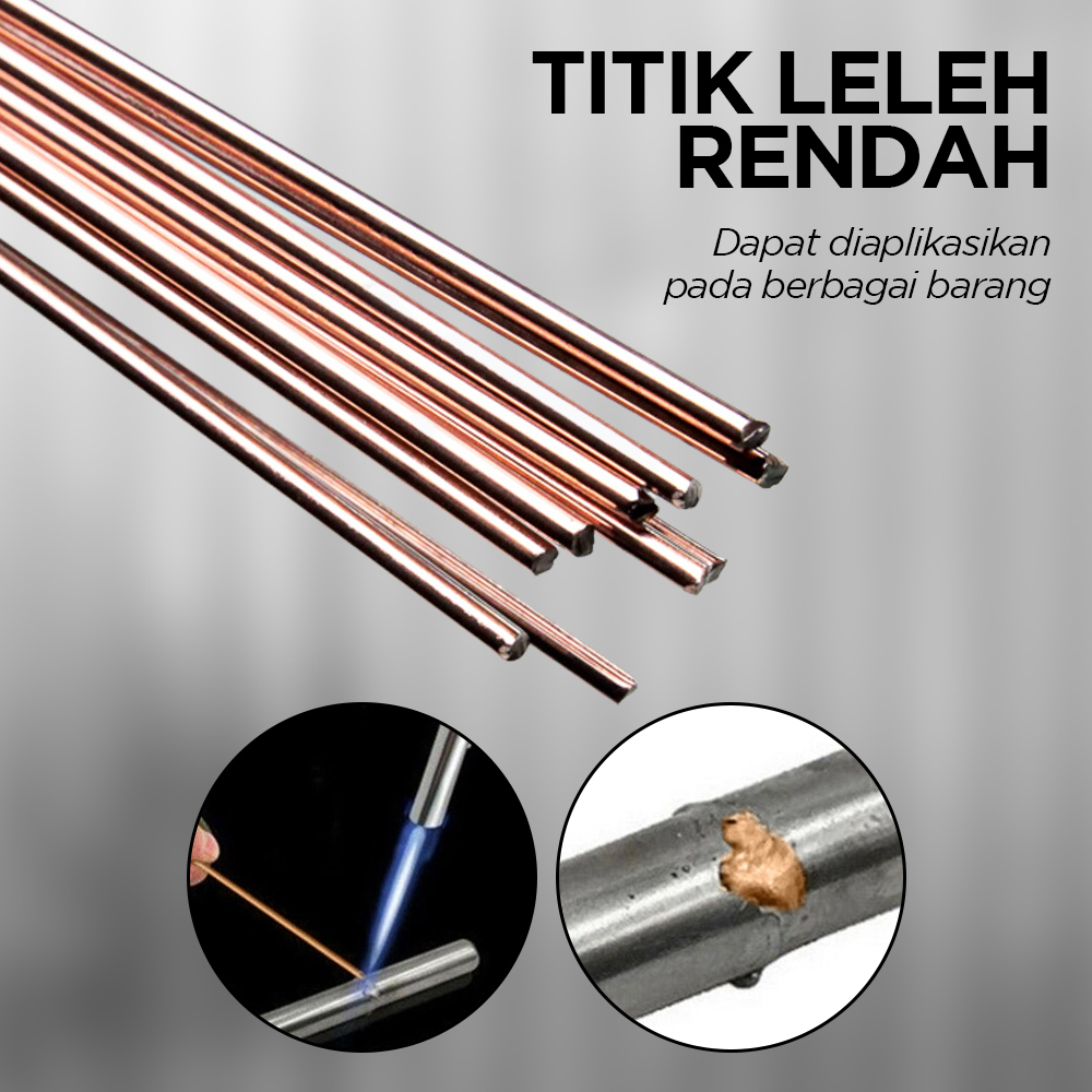 Kawat Las Special Welding for Copper 1.5 mm x 50 cm 12 PCS - NVM-15 - Copper