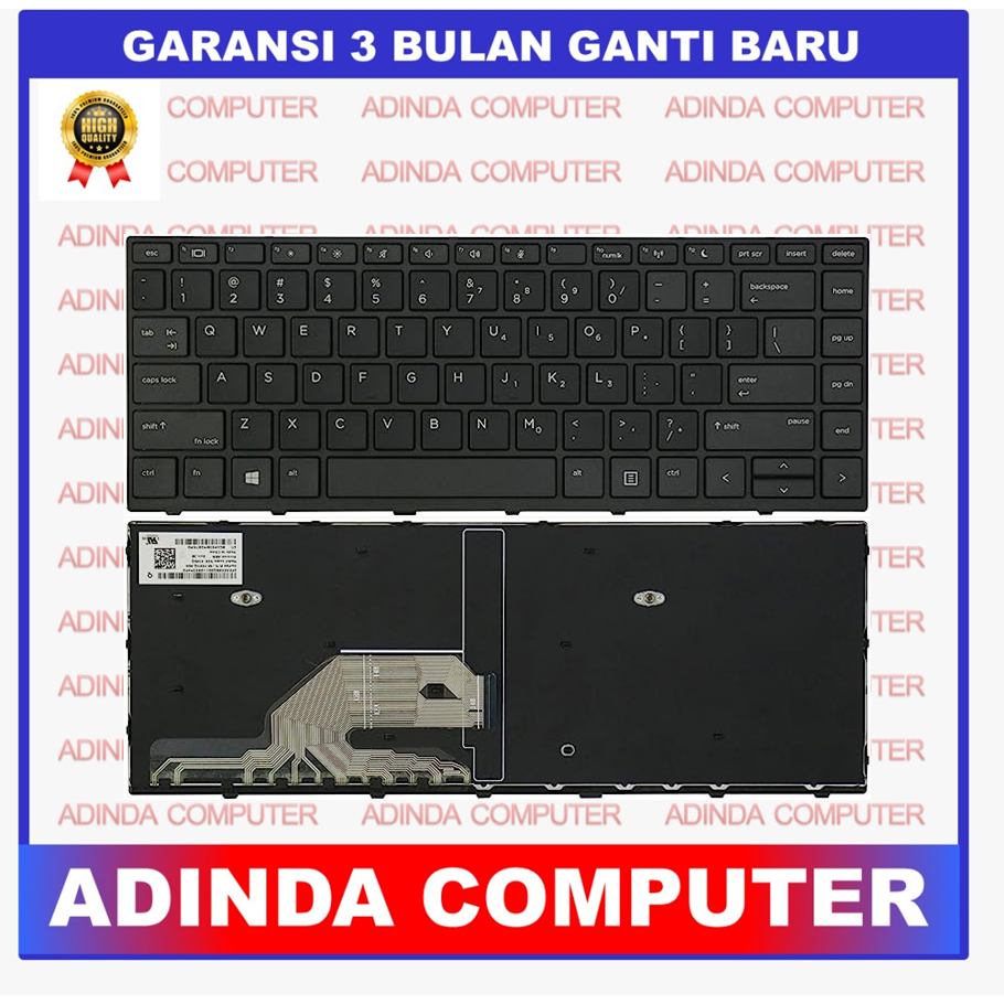 Keyboard HP Probook 440-G5 440 G5 430-G5 430 G5 445-G5 445 G5 440-G6 440 G6 HSN-Q04C HSN Q04C