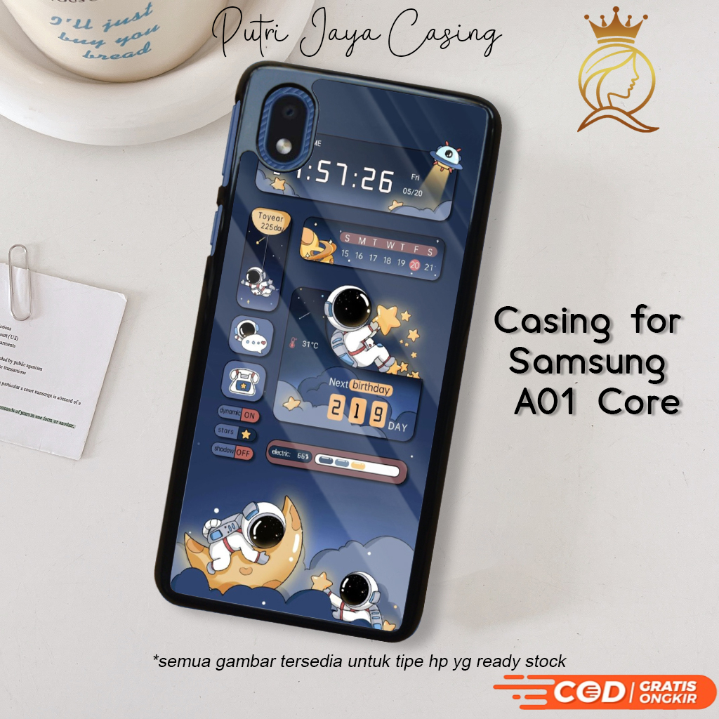 Case Hp Samsung A01 Core Casing Samsung A01 Core Motif ASTROCUTE2 Casing Terbaru Case Karakter Lucu 