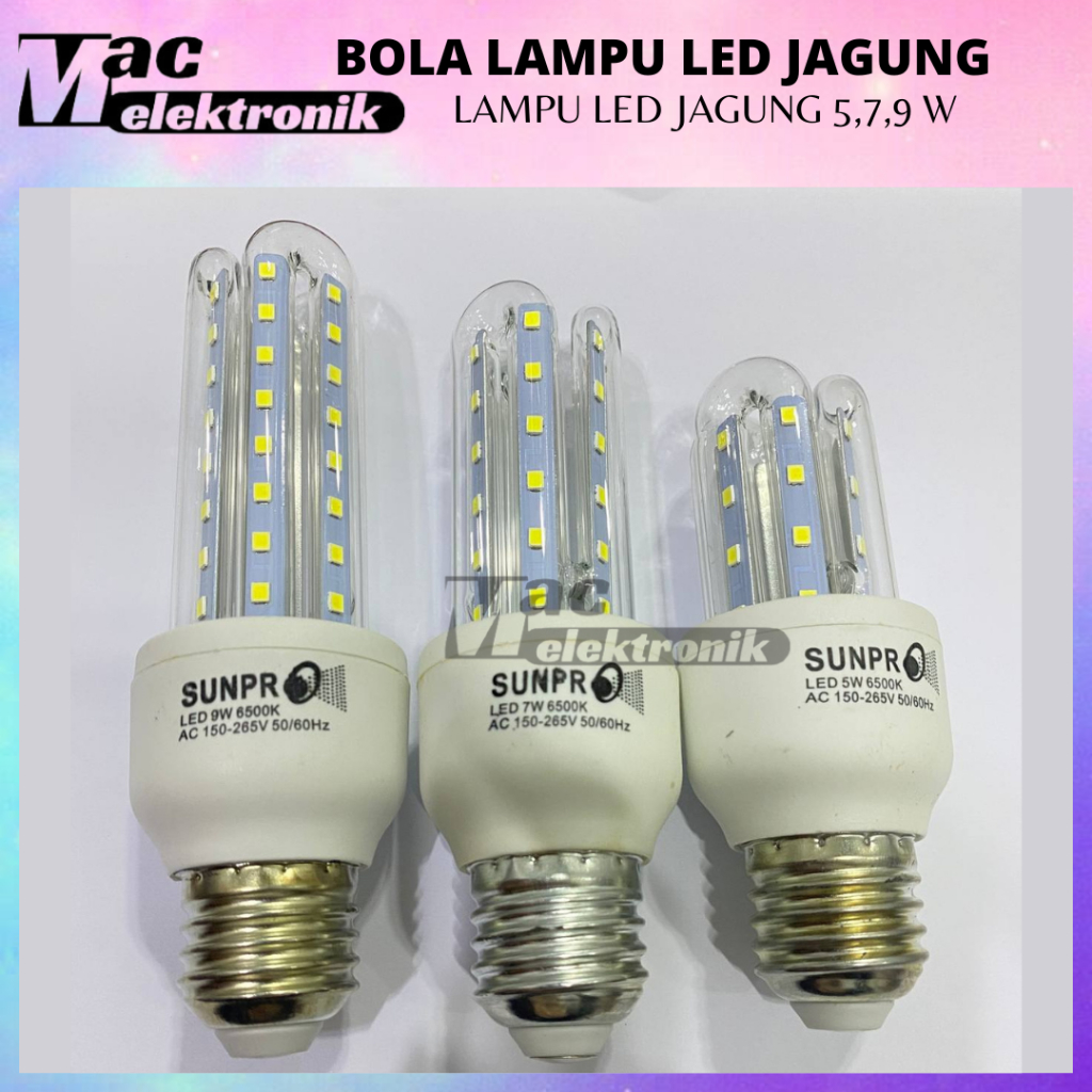 BOLA LAMPU LED JAGUNG HEMAT ENERGI / LAMPU JAGUNG LED / LAMPU RUMAH LED PUTIH