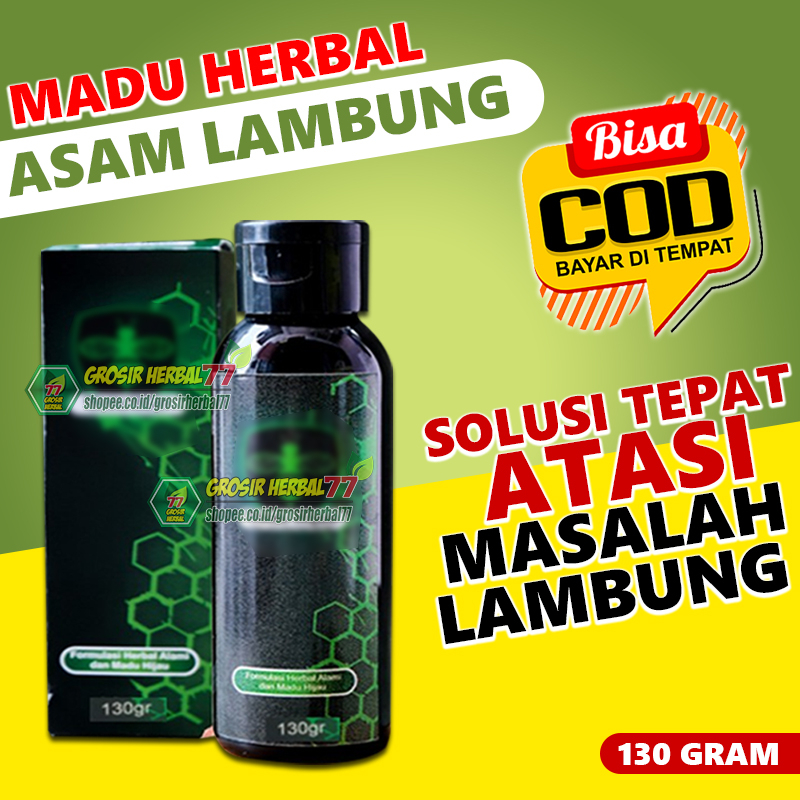 

Madu Lebah Herbal Obat Maag Asam Lambung Gerd Kesehatan 130 Gram