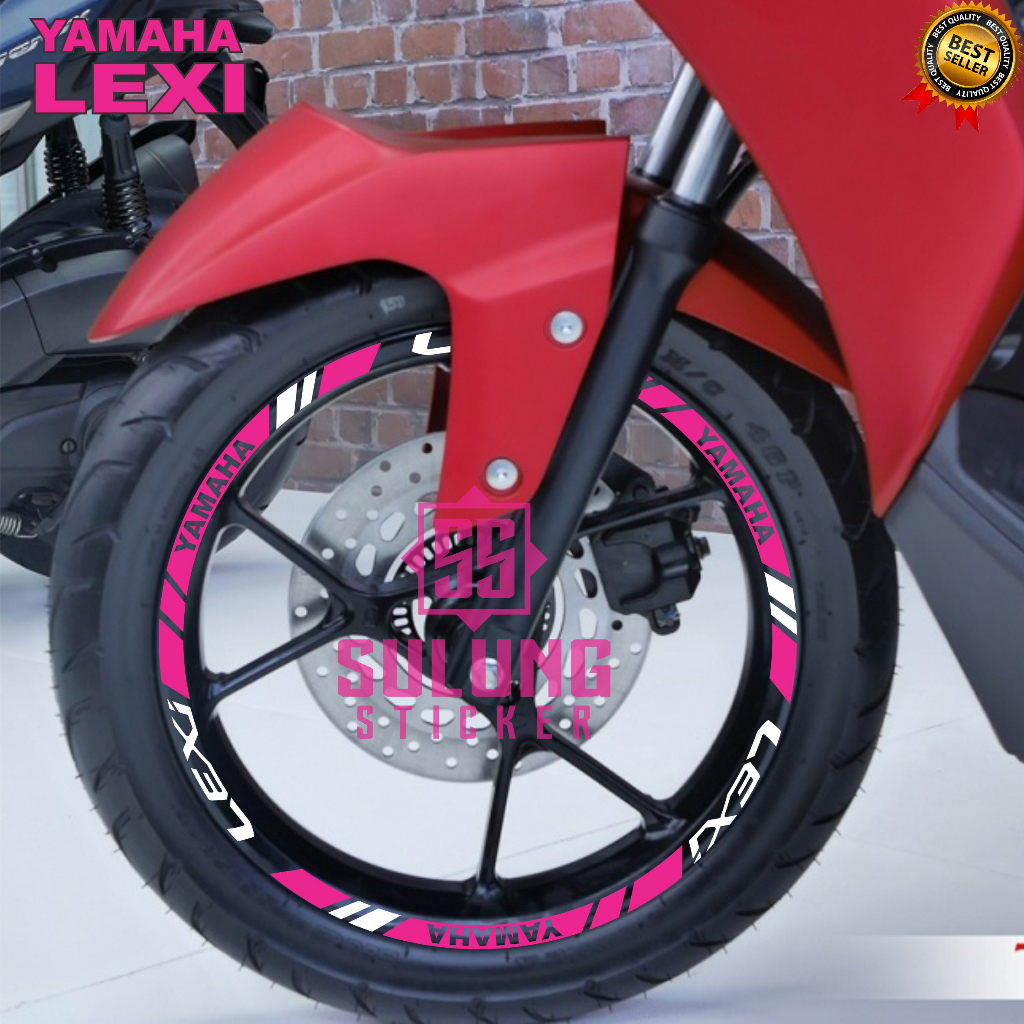 Stiker List Velg Motor Yamaha Lexi Cutting Sticker Variasi Asesoris Terbaru Lis Pelk