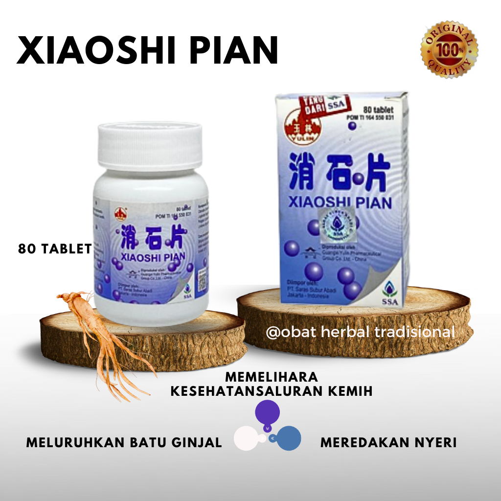 XIAO SHI PIAN obat batu ginjal herbal manjur