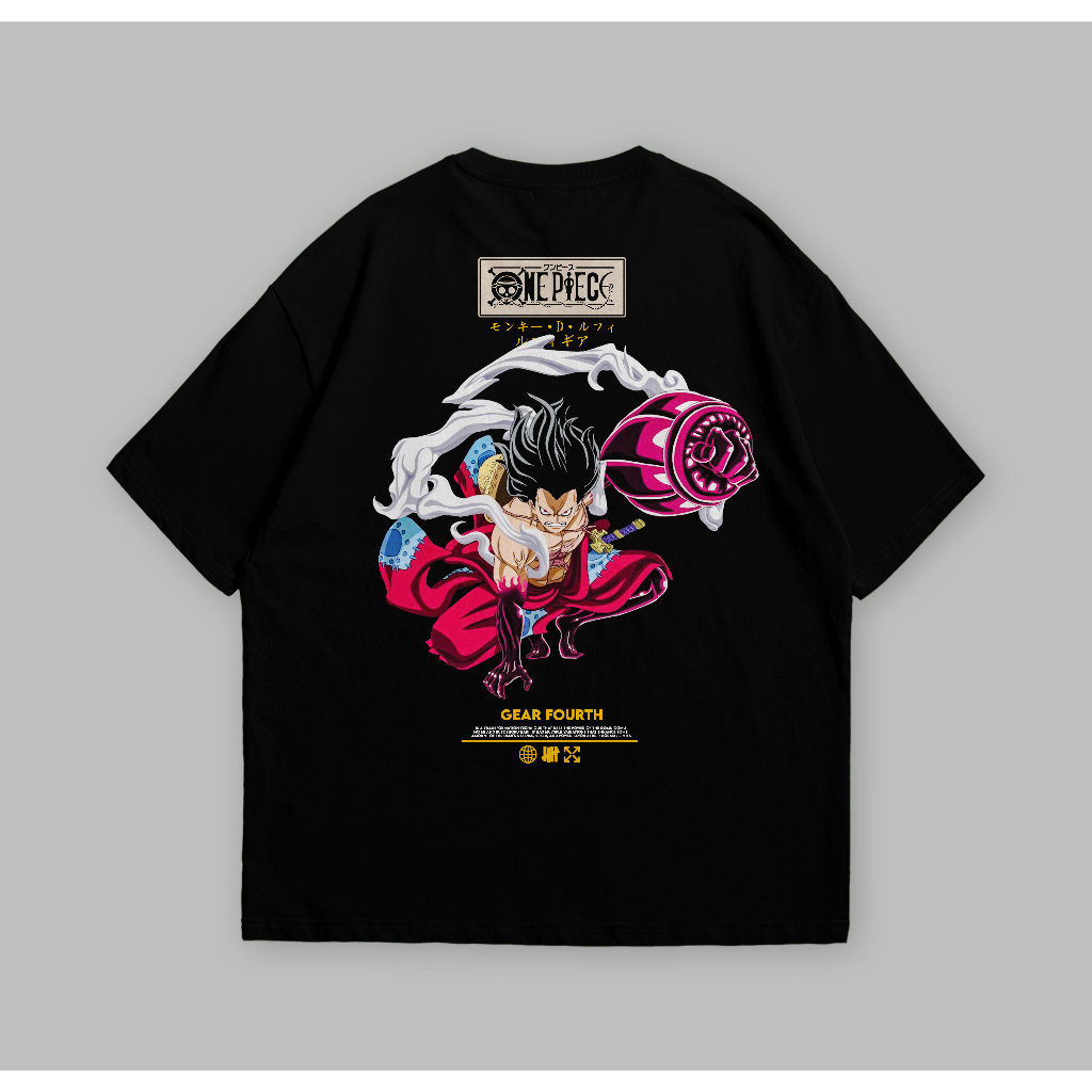 Kaos Anime  One piece Luffy Gear