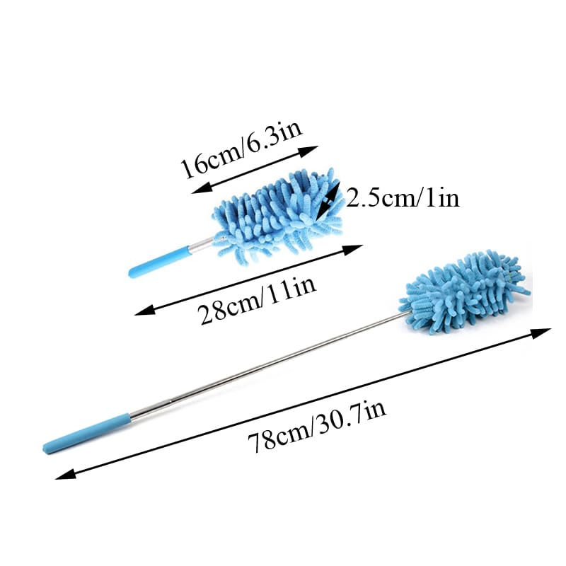 Kemoceng Microfiber Cendol Panjang Pendek Extendable Duster Microfiber