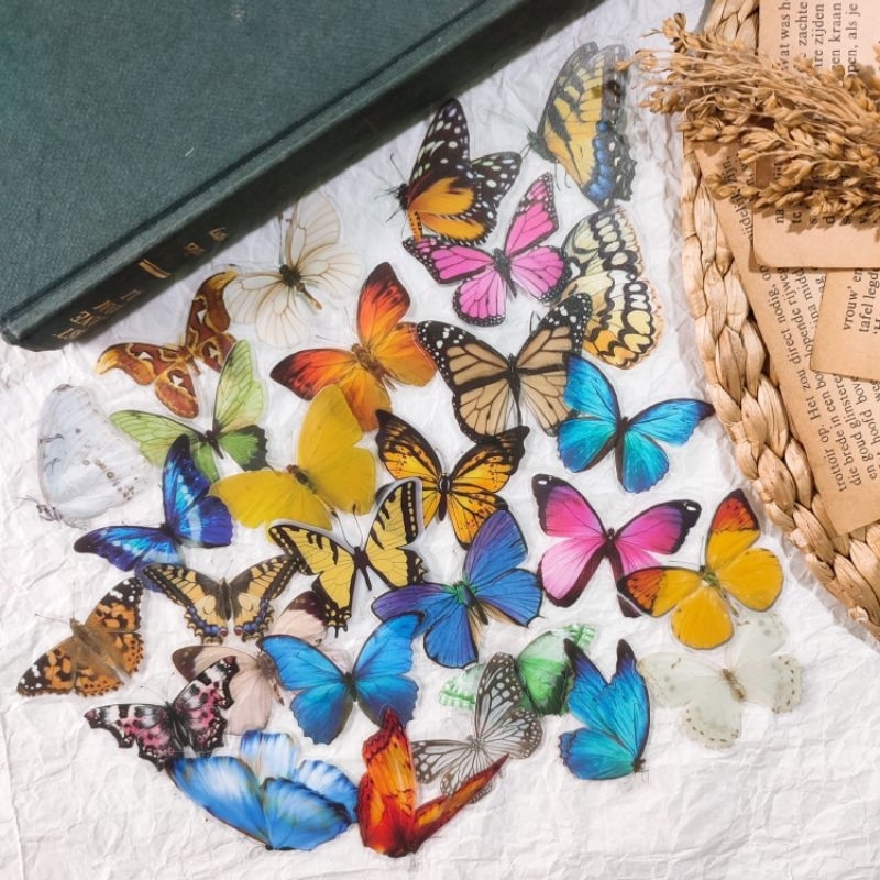 

STIKER WATERPROOF COLORFULL BUTTERFLY