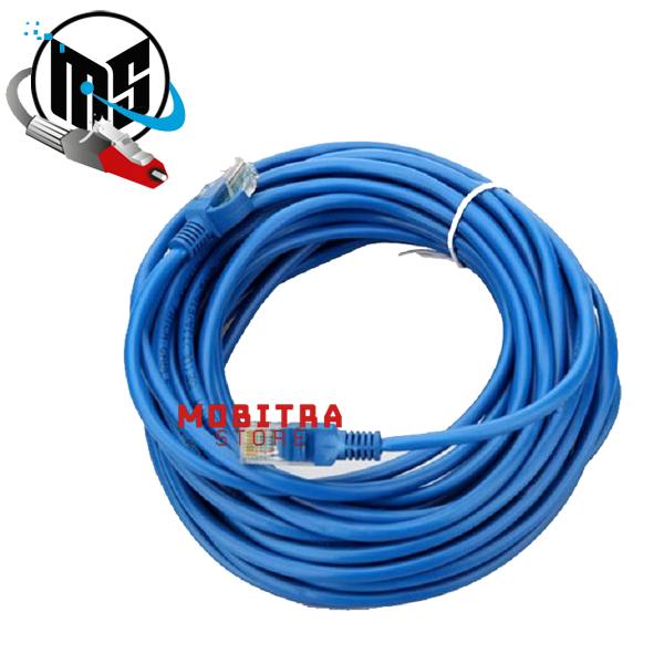 Kabel AMP / Commscope UTP Cat 6 Cable 25 meter siap pakai