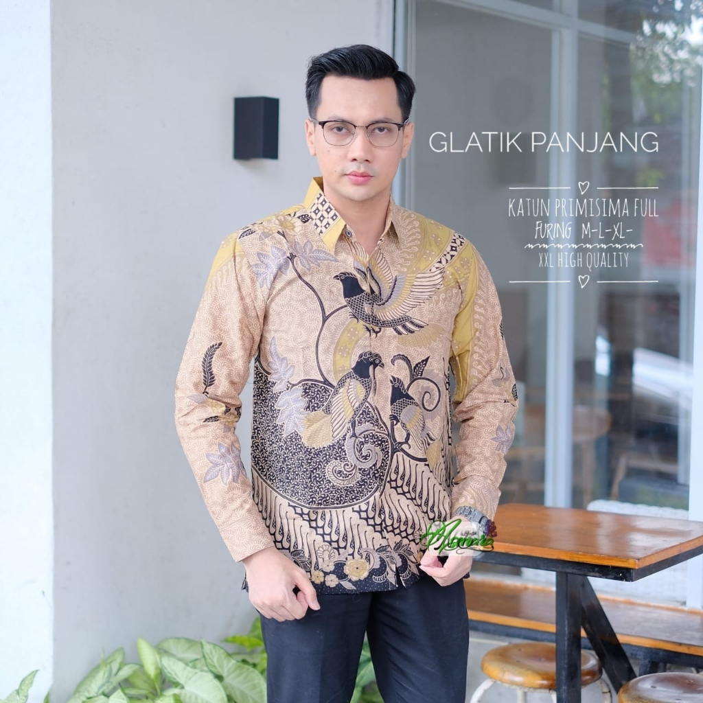 GLATIK ASMARA BATIKSOLOAMANAH KEMEJA BATIK PRIA LENGAN PANJANG PENDEK LAPIS FURING PREMIUM KATUN HALUS PANCASONA BIRU TIRTA KUNING TIRTA MERAH BAGASWARA MERAH PAKU AJISASTRO BIRU GIYANDRA BIRU MERAK KAMULYAN BRAMANTYO CIUNG BIRU KEMBANG PAGER BIRU MERAK