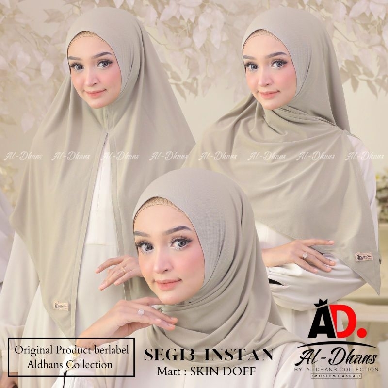 [Original Aldhans] SEGI3 INSTAN SKIN DOFF••segitiga instan polos••segitiga skin doff