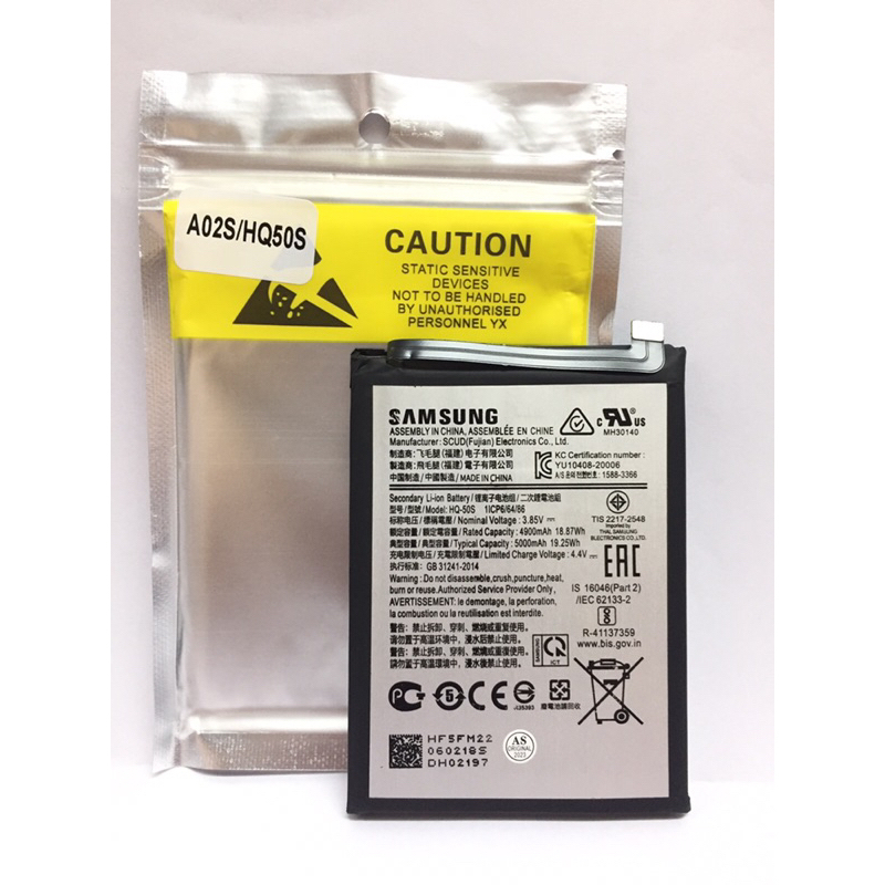 Baterai Samsung A02S original HQ50S Batre Samsung A02s Original