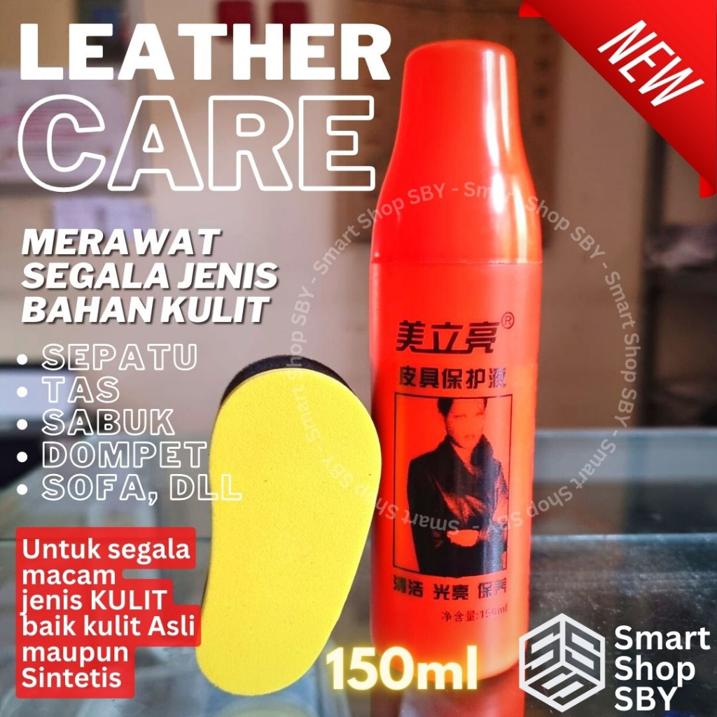 Semir sepatu kulit / Pembersih Sepatu Tas Jaket Sofa Dompet AMPUH 100%