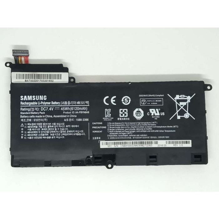 Baterai Laptop Samsung NP535 NP530 NP530U4B AA-PLYN8AB, AA-PBYN8AB