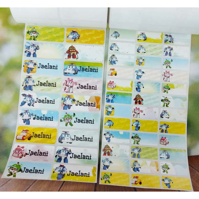 

Label Nama Import Waterproof POLYCARS