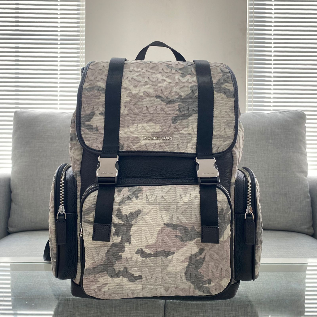 tas BRANDED cooper utility rucksack black camo, Denim multi
