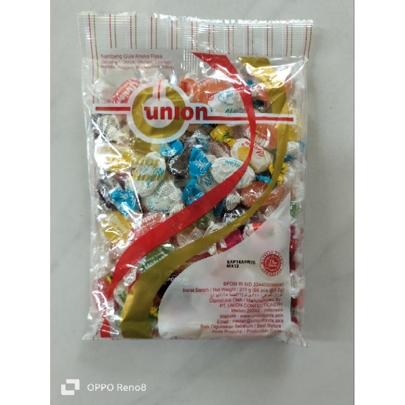 

Permen Union Campur Banyak Rasa 1 Pack Isi 66 Pcs