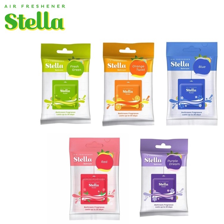 STELLA POCKET BATHROOM 10gr- Slim Gel, Tahan Lama, Aroma Segar
