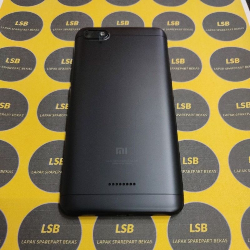 BACKCOVER BACKDOOR XIAOMI REDMI 6A BLACK ORIGINAL