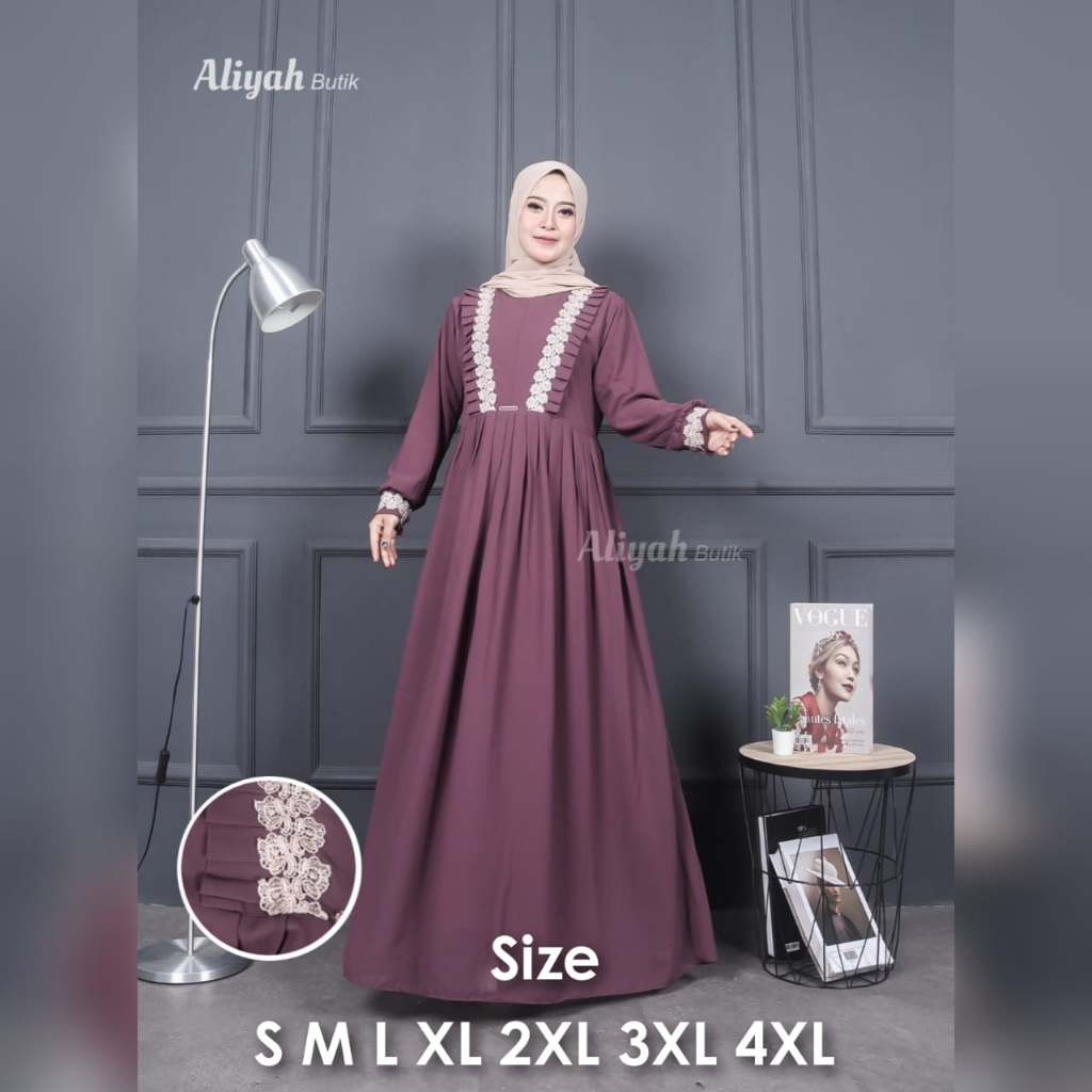 Fahira Dress Big Size Ukuran Size S M L XL 2XL 3XL 4XL XXL XXXL  XXXXL 2L 3L 4L 5L  Dress Wanita Jumbo Gamis Big Size Baju Korea Over Size