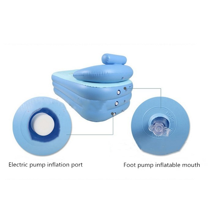 Intime Spa Bathtub Portable 160 x 84 x 64 cm dengan Pompa - YT-038B