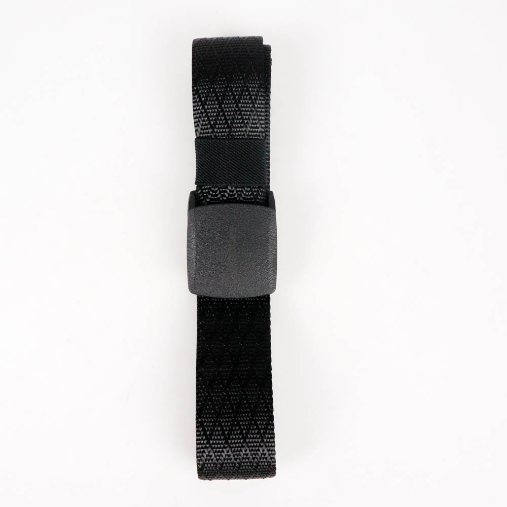 Tali Ikat Pinggang Pria Anti Xray Plastik Automatic Buckle - Black(Motif)