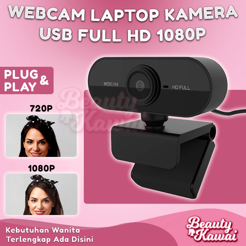 Webcam 720p USB Laptop Aksesoris Komputer Resolusi Tinggi