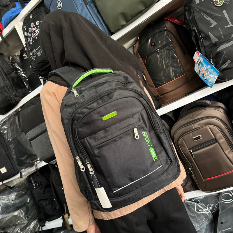 Ransel Sekolah polos Tanggung SD Ransel ABG Remaja S1010 Ransel ABG Ransel Cowok Backpack  Ransel tanggung