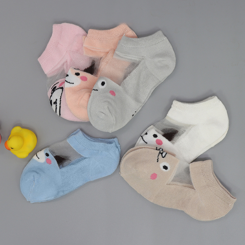 Kaos Kaki Anak Bayi Karakter Boneka Lucu Kaus Kaki Kartun Fashion / Baby Socks Murah Transparan C 130/160/163