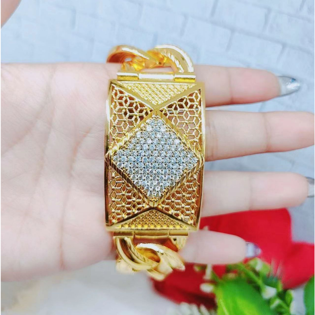 Gelang Xuping Pernmata  Rantai Kombinasi Perhiasan Fashion W0204