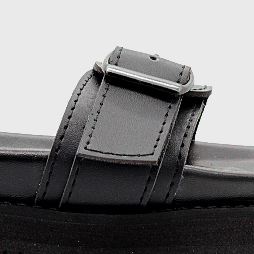 Gabriella Full Black | 36-41 | Sandal Slop Original Ori Santai Kasual Casual Distro Wanita Cewek Sendal Footwear | FORIND x Lvnatica