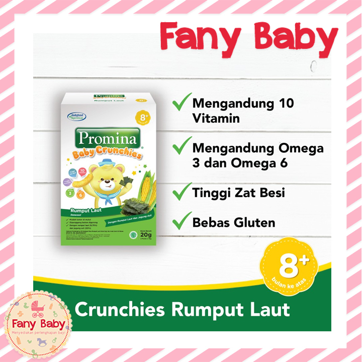 PROMINA BABY CRUNCH SEAWEED 20GR / RUMPUT LAUT