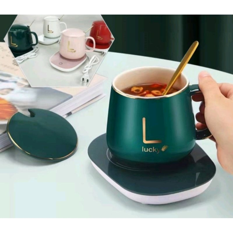Mug Cangkir Pemanas Listrik Portabel