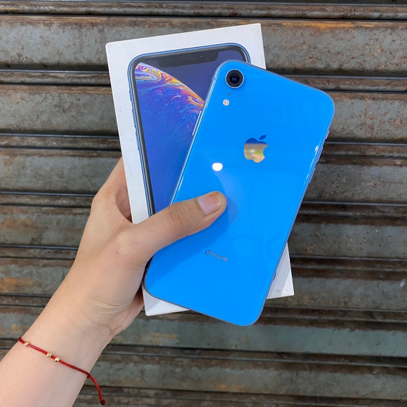 Iphone Xr 64gb second bekas pakai normal fullset smartfren only