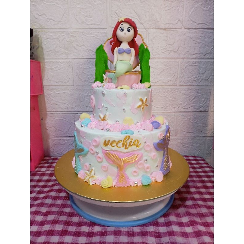 

kue ulang tahun mermaid /cake ultah duyung