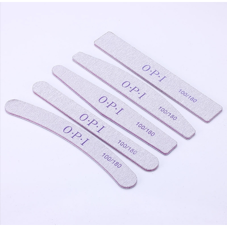 kikir kuku kasar 2 sisi OPI buffer kuku nail file amplas kuku 2 sisi kikir kuku