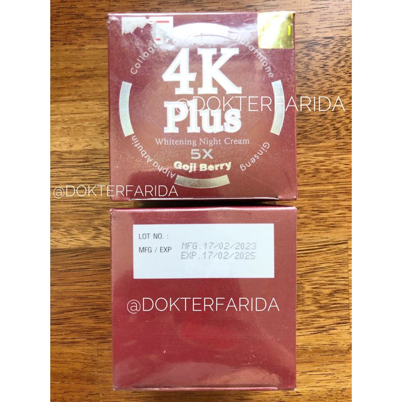 4K PLUS 5X Whitening Underarm cream | Day Cream - Original Thailand