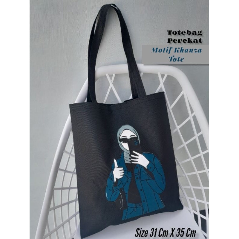 (PEREKAT) TOTEBAG LUCU /TOTEBAG SERBAGUNA MURAH PAKE PEREKAT