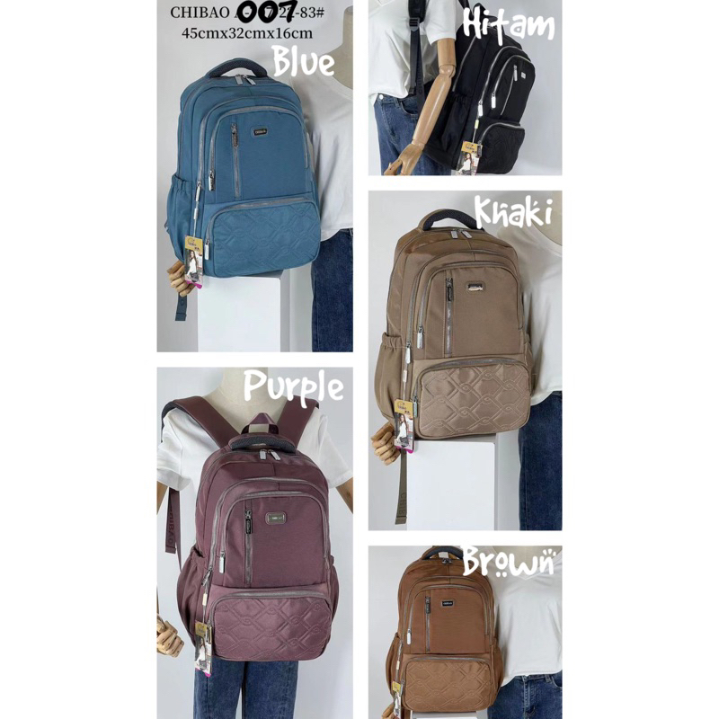 CB007-83 TAS RANSEL WANITA IMPORT CHIBAO SIZE LAPTOP