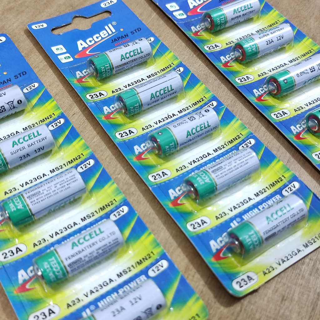 BATU BATERAI BATRE BATTERY 23A ASLI REMOTE MOBIL