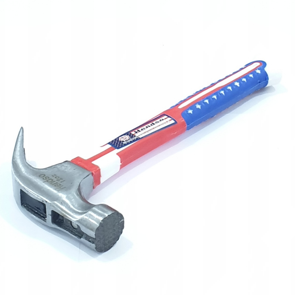 HS Palu Kambing Gerigi + Magnet 12oz 12 OZ Gagang USA Plastik Kombinasi Karet (P 28cm)