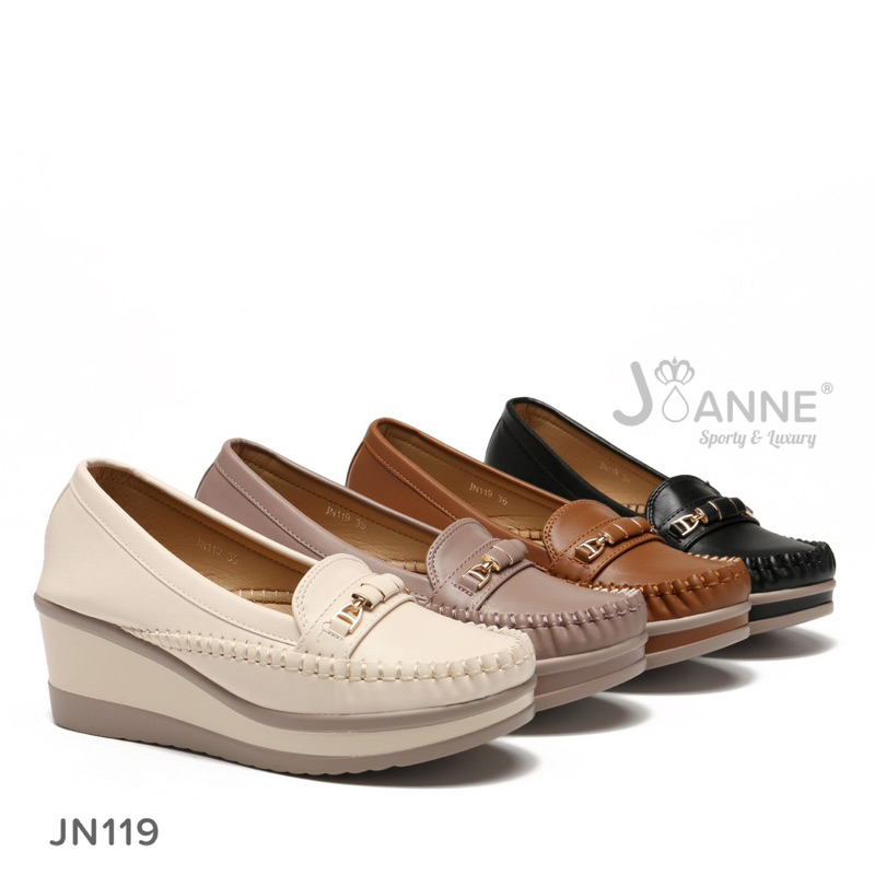 [JOANNE] Closed Toe Wedges Shoes JN119