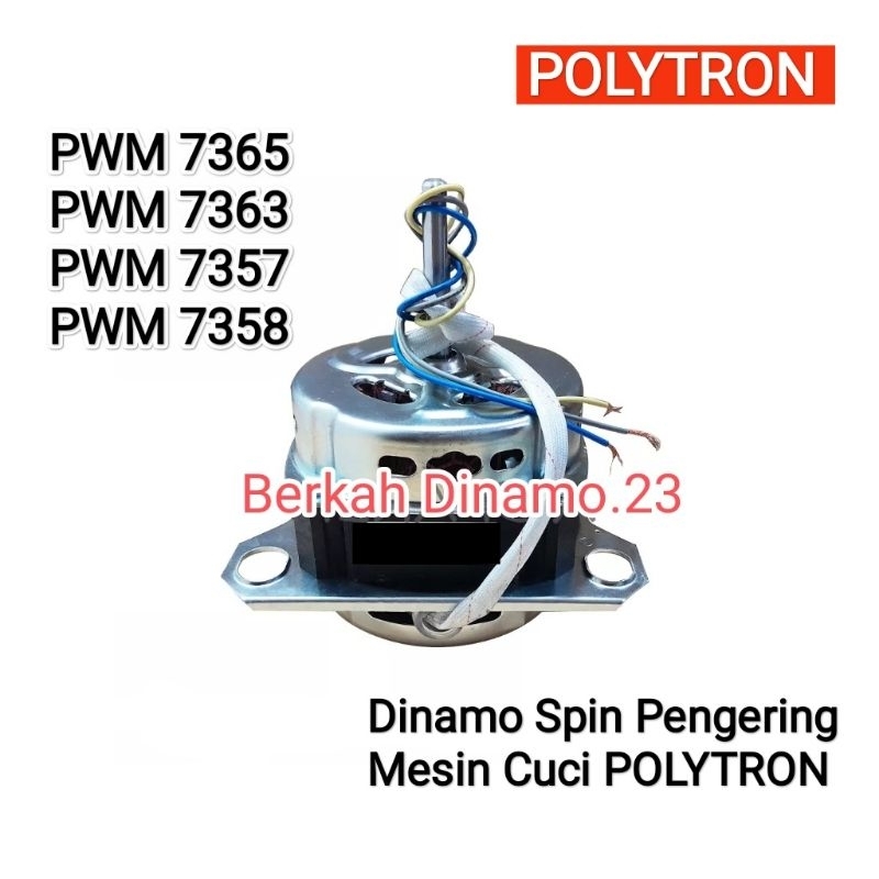 Dinamo Pencuci / Wash Mesin Cuci POLYTRON PWM 7365 / PWM 7358 PWM 7363 PWM 7357 Motor Dinamo Penggilas Polytron Pwm7358 / Pwm7365 / Pwm7363 / Pwm7357