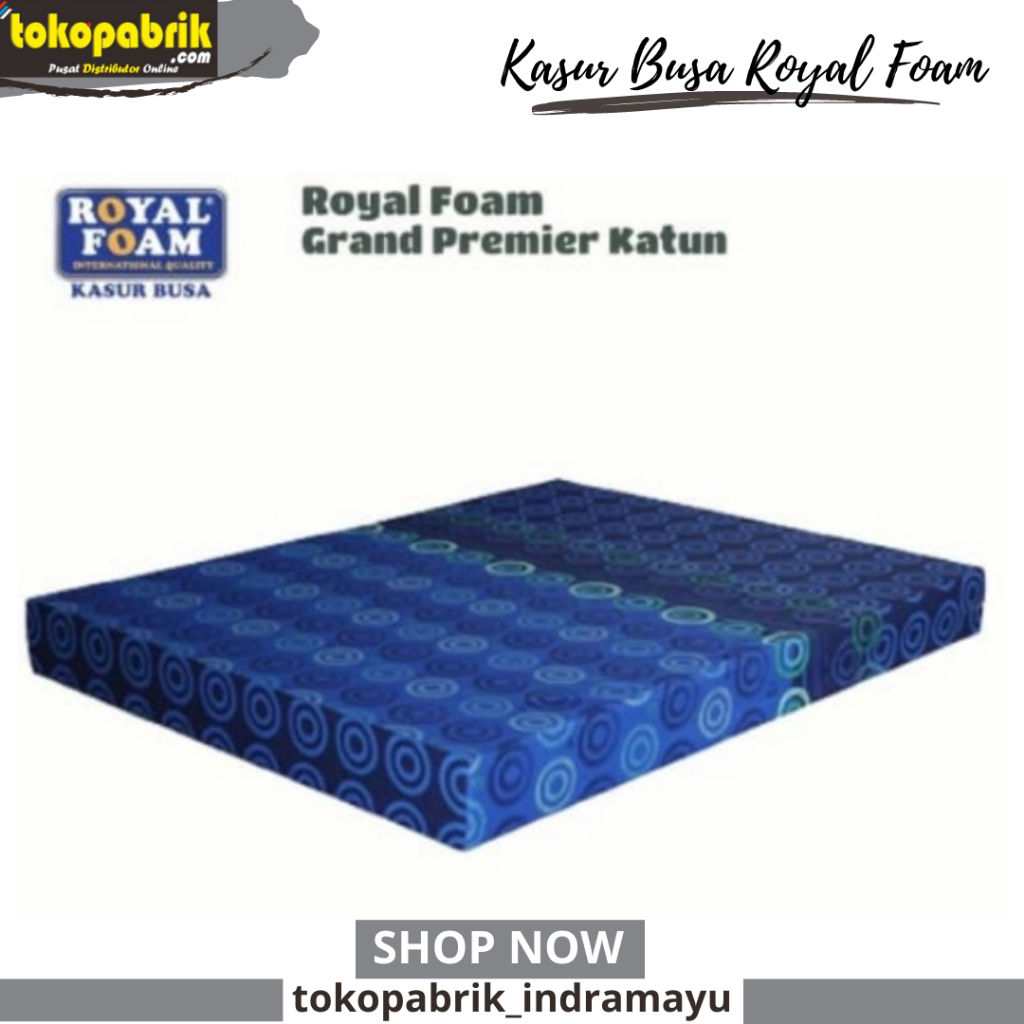 Kasur Busa Royal Foam Original 100%-Tebal 20cm 30cm Density 16-Kasur Busa Murah Indramayu Cirebon