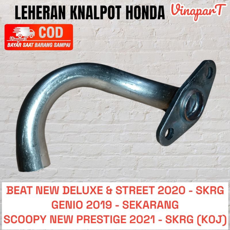 LEHERAN KNALPOT HONDA BEAT NEW DELUXE STREET 2020 GENIO SCOOPY NEW 2021 K0J