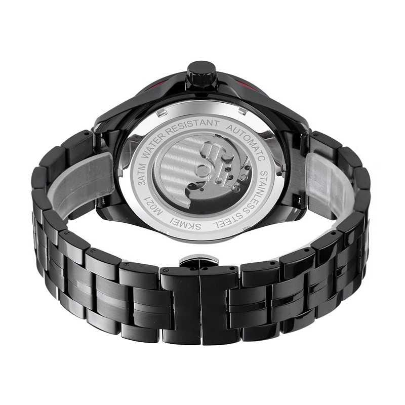JAM TANGAN SKMEI//JAM TANGAN SKMEI M021 AUTOMATIC MECHANICAL //JAM TANGAN SKMEI RANTAI STAINLESS STEEL/SKMEI M021 ORIGINAL/JAM TANGAN TERBARU WATERRESISTENT