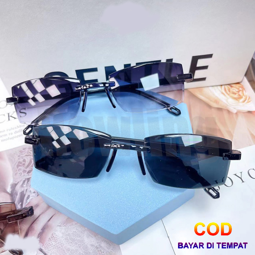 ✅COD Kaca Mata Kacamata Hitam Anti Radiasi Silau Polarized Potocromic Photocromic Sunglasses Aksesoris Fashion Gaya Korean Style Wanita Cewe Cewek Korea Kece Keren Original