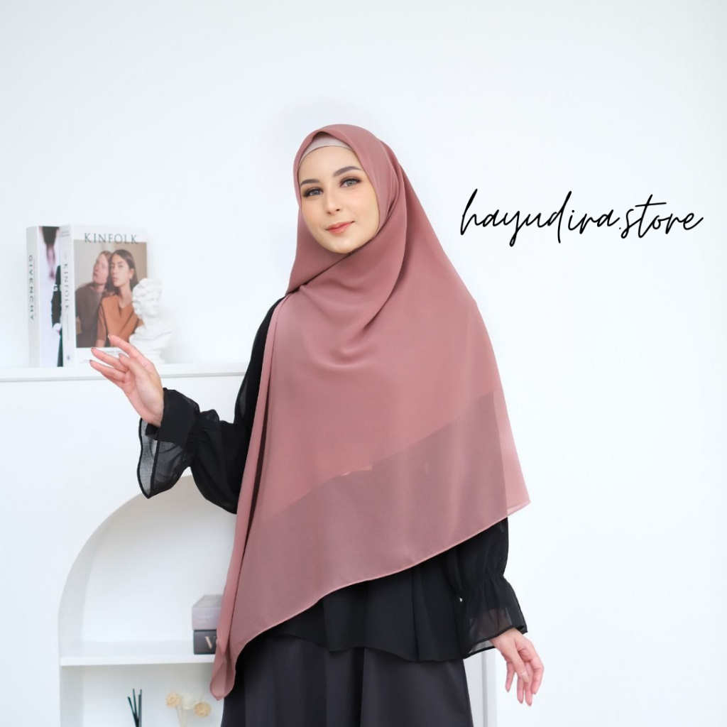 YUMNA ZIPPER SQUARE - Hijab Segi Empat Praktis