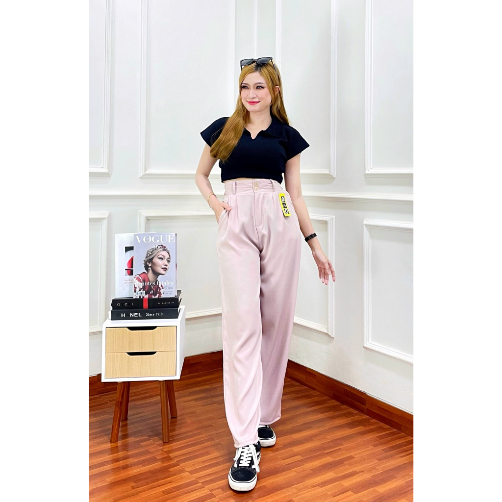 loose pant trousers kulot higtwaist anti kusut